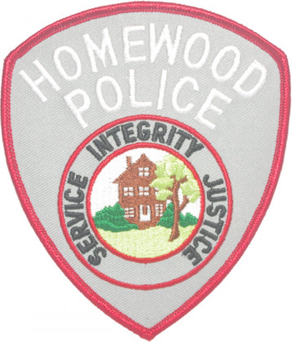 Homewood Police Service Integrity Justice geborduurde patch embleem | Opnaai